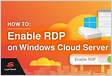 Enabling Remote Desktop Protocol RDP and Using MSTS